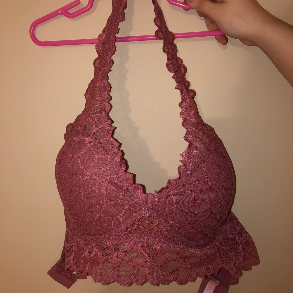 PINK halter bralette